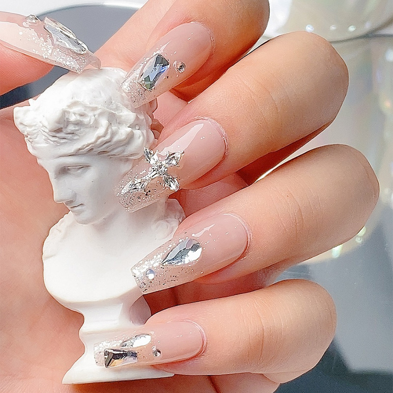 10 ピース/ロット 3d ネイルチャームクラシックフルグリ - Nail Art Lotso のレビューと価格