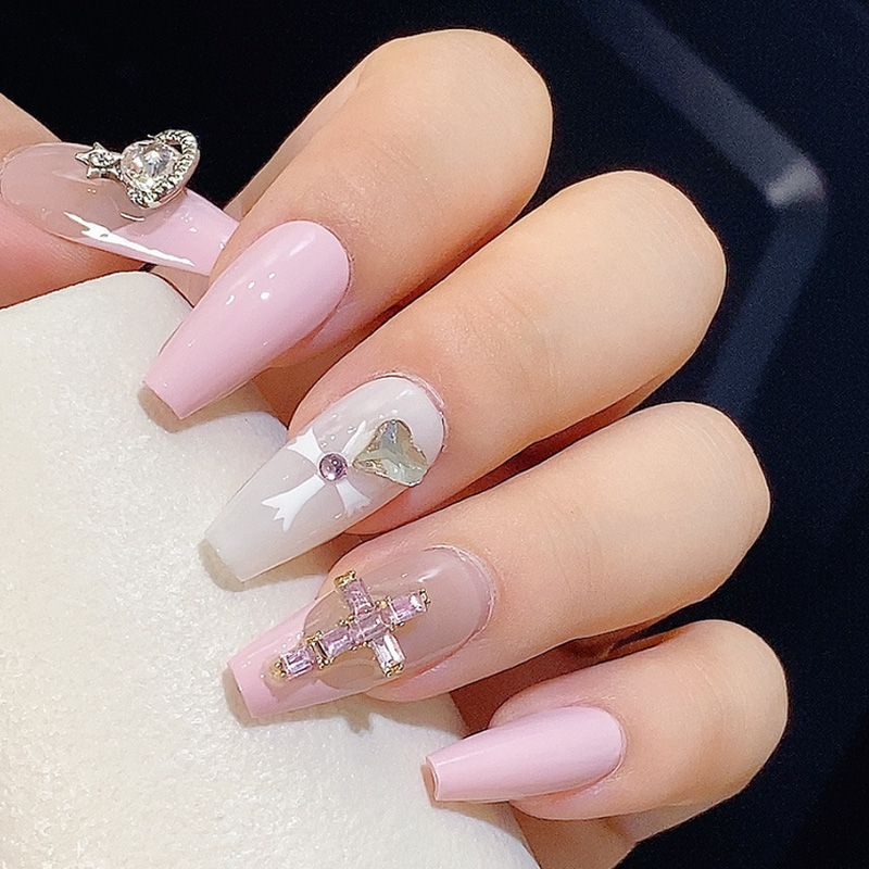 10 ピース/ロット 3d ネイルチャームクラシックフルグリ - Nail Art Lotso のレビューと価格