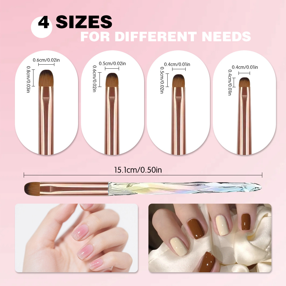 ネイルアートデザイン用ネイルブラシ、ネイルチップディスプレイ - Nail Art Navy のレビューと価格