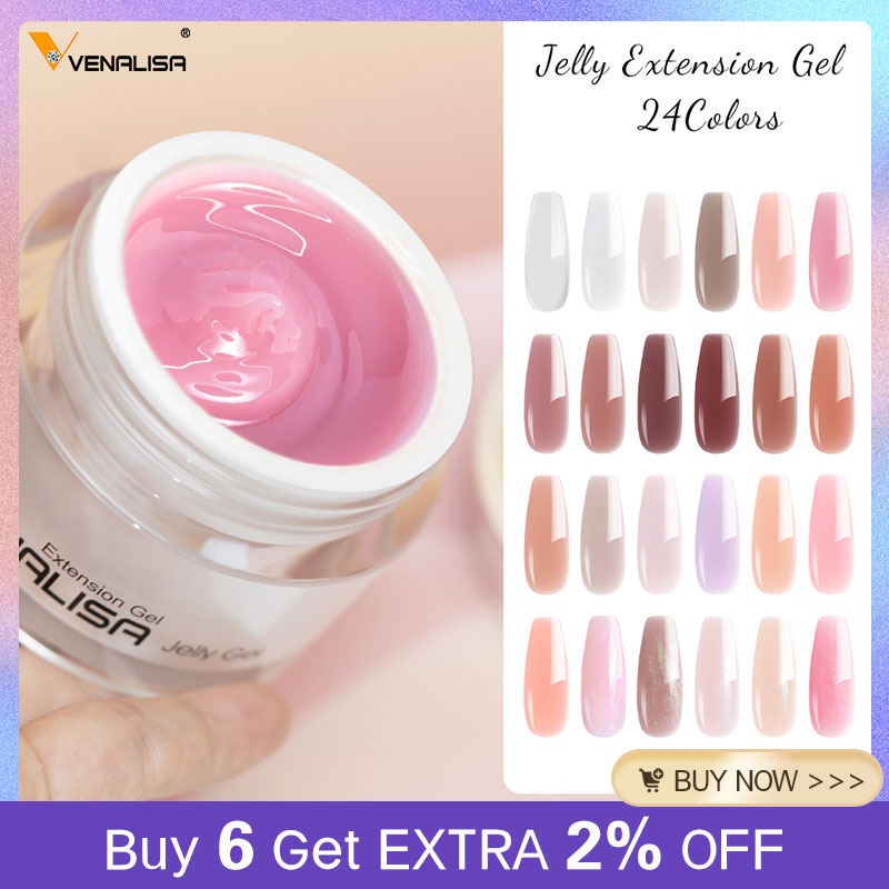 VENALISA 50ml ジェリージェル クリアヌードピン - Nail Art Lotso のレビューと価格