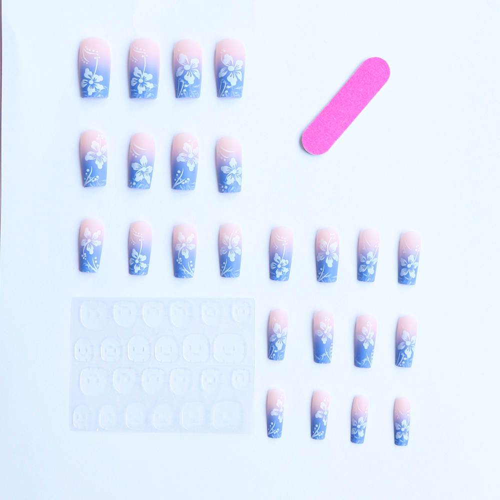 Artaug-棺の形をした偽の爪のセット,24個,フルカバー - Nail Art Pink のレビューと価格
