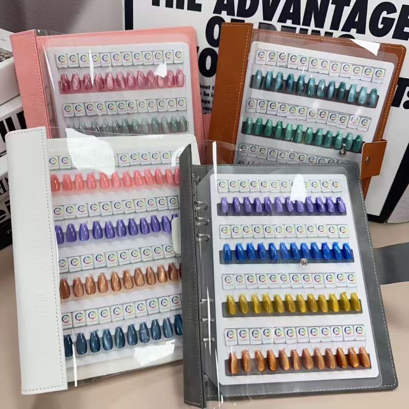 48/96/144/192色 マグネット式ネイルチップ見本帳 - Nail Art Navy のレビューと価格