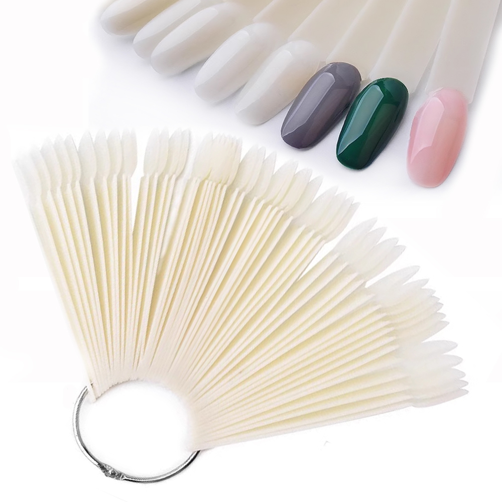 ネイルアート用の偽の先端,透明,自然,黒,アクリル,ファン, - Nail Art Navy のレビューと価格