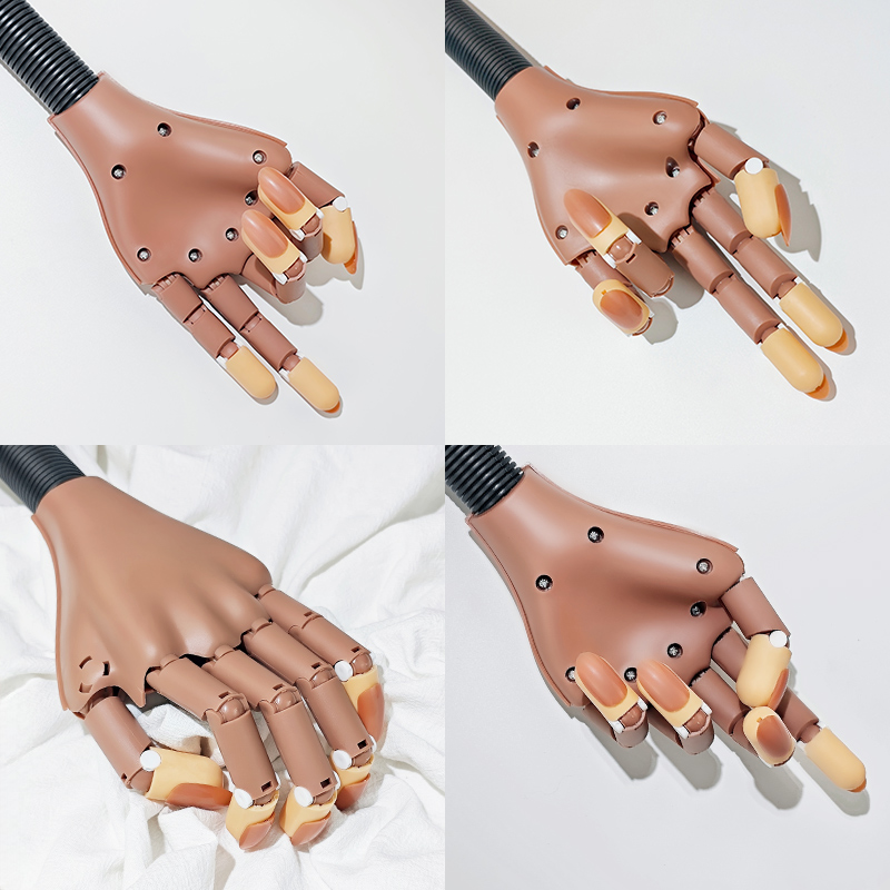 ネイル練習用ハンド 可動パーツ チップ アート用品 ツール  - Nail Art Navy のレビューと価格