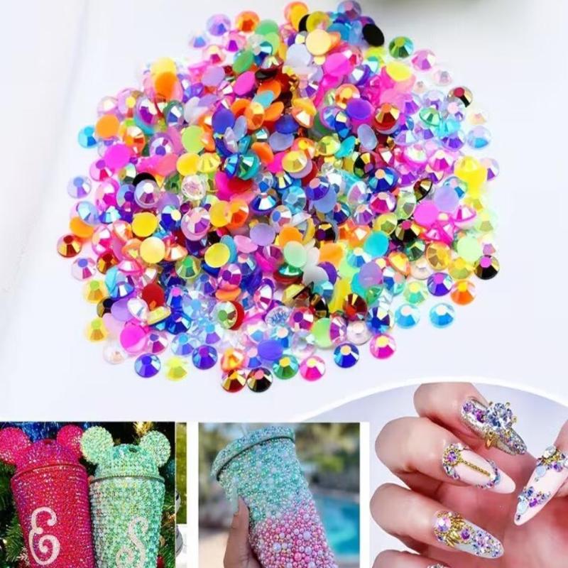 15色のレジンラインストーン装飾キット、ジェリーラインストー - Rhinestone Nail Gem のレビューと価格